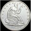 Image 1 : 1853 Arrows/Rays Seated Liberty Half Dollar CLOSELY UNCIRCULATED