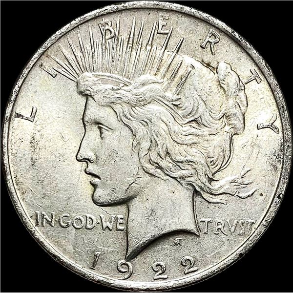 1922 Silver Peace Dollar CLOSELY UNCIRCULATED