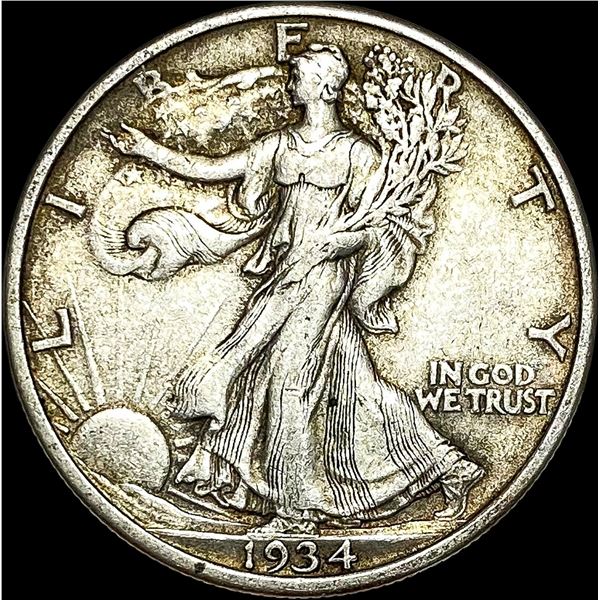 1934 Walking Liberty Half Dollar NEARLY UNCIRCULATED