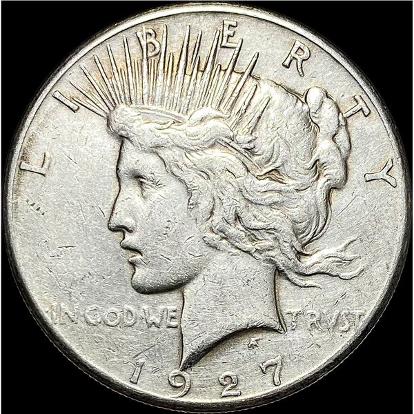 1927 Silver Peace Dollar CLOSELY UNCIRCULATED