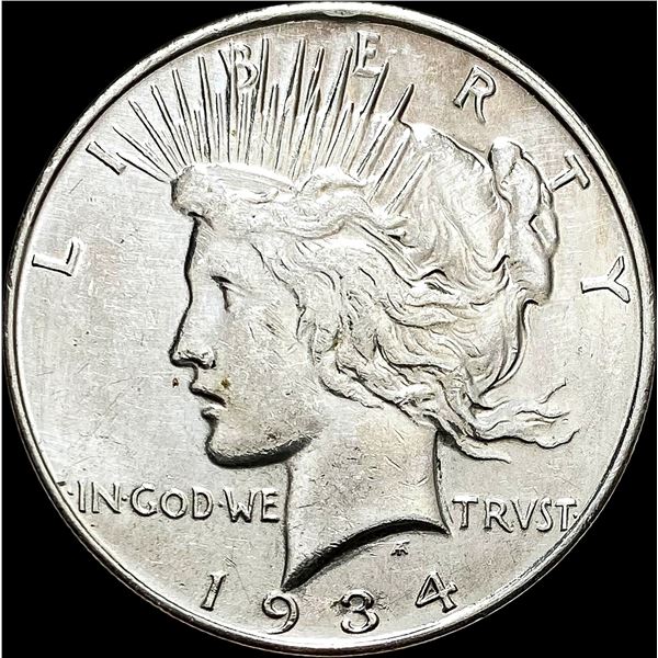1934-D Peace Silver Dollar CLOSELY UNCIRCULATED