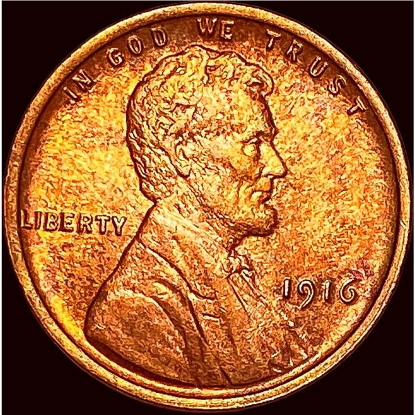 1916 Red Lincoln Wheat Cent UNCIRCULATED