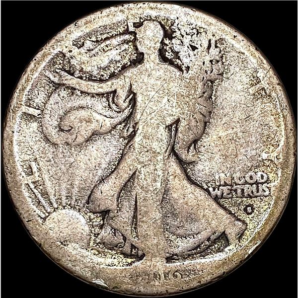 1916-S Walking Liberty Half Dollar NICELY CIRCULATED
