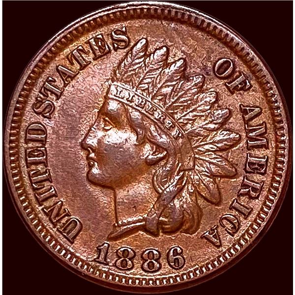 1886 Indian Head Cent CHOICE AU