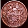 Image 2 : 1852 Braided Hair Large Cent CLOSELY UNCIRCULATED