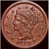 Image 1 : 1849 Braided Hair Large Cent CLOSELY UNCIRCULATED