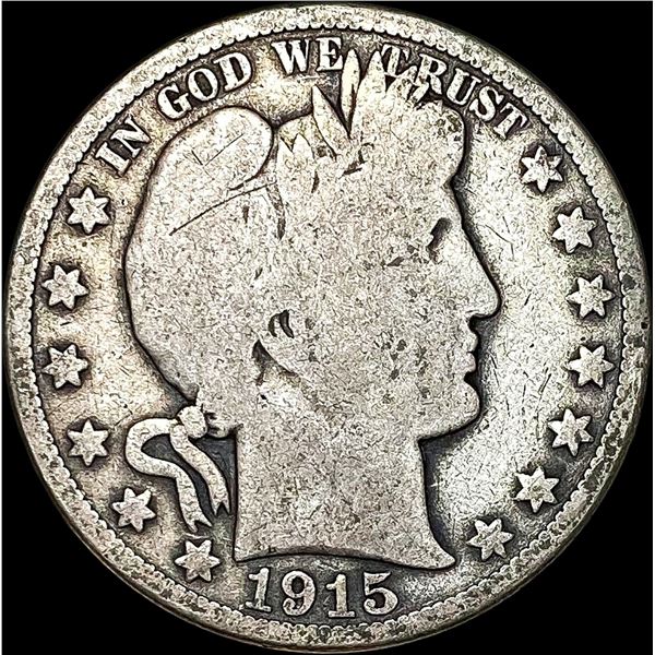 1915 Barber Half Dollar NICELY CIRCULATED