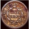 Image 2 : 1853 Braided Hair Large Cent CLOSELY UNCIRCULATED