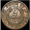 Image 2 : 1865 Two-Cent Piece CLOSELY UNCIRCULATED