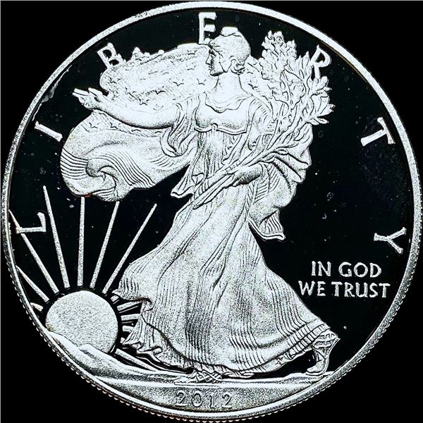 2012-S Silver American Eagle Proof $1 GEM PROOF