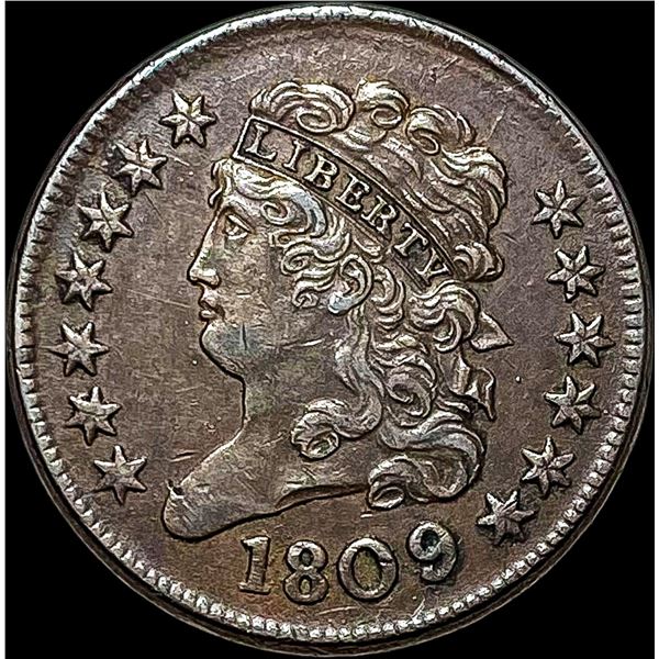 1809 Classic Head Half Cent CLOSELY UNCIRCULATED