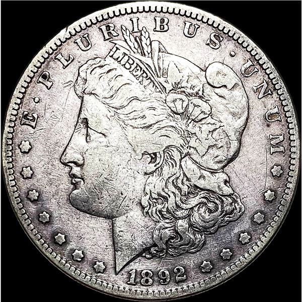 1892-S Silver Morgan Dollar LIGHTLY CIRCULATED
