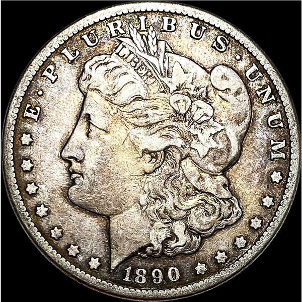 1890-CC Silver Morgan Dollar NEARLY UNCIRCULATED