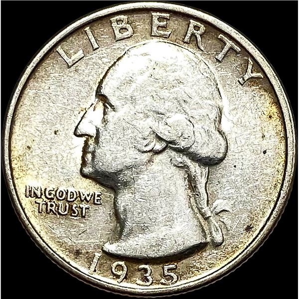 1935-D Silver Washington Quarter CLOSELY UNCIRCULATED