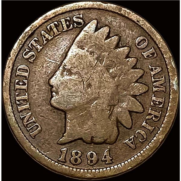 1894/94 Indian Head Cent NICELY CIRCULATED