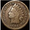Image 1 : 1894/94 Indian Head Cent NICELY CIRCULATED