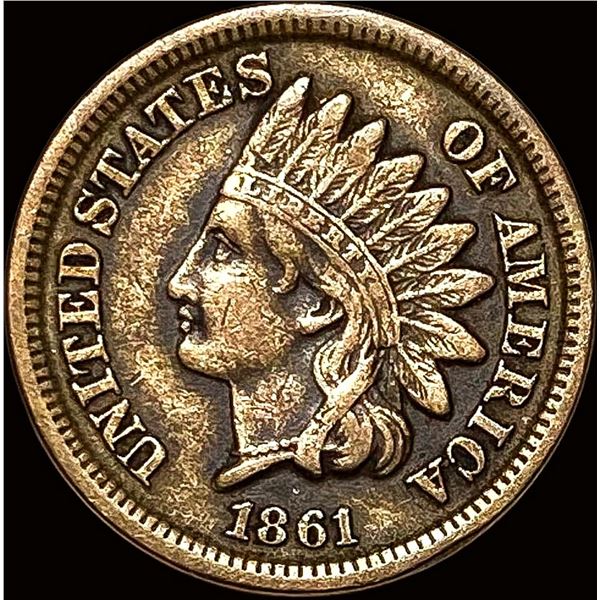 1861 Indian Head Cent NICELY CIRCULATED