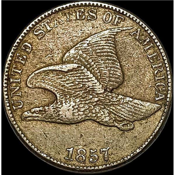 1857 Flying Eagle Cent CLOSELY UNCIRCULATED