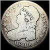 Image 1 : 1818/7 Silver Capped Bust Half Dollar NICELY CIRCULA