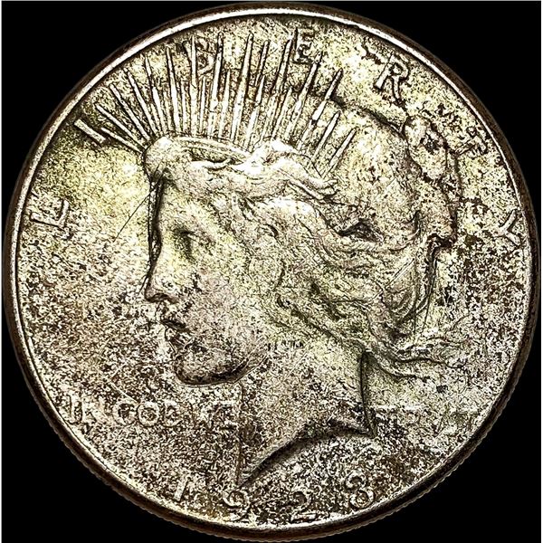 1923-S Silver Peace Dollar NEARLY UNCIRCULATED