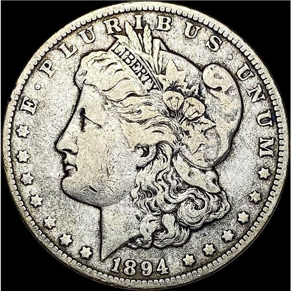 1894-O Silver Morgan Dollar NEARLY UNCIRCULATED