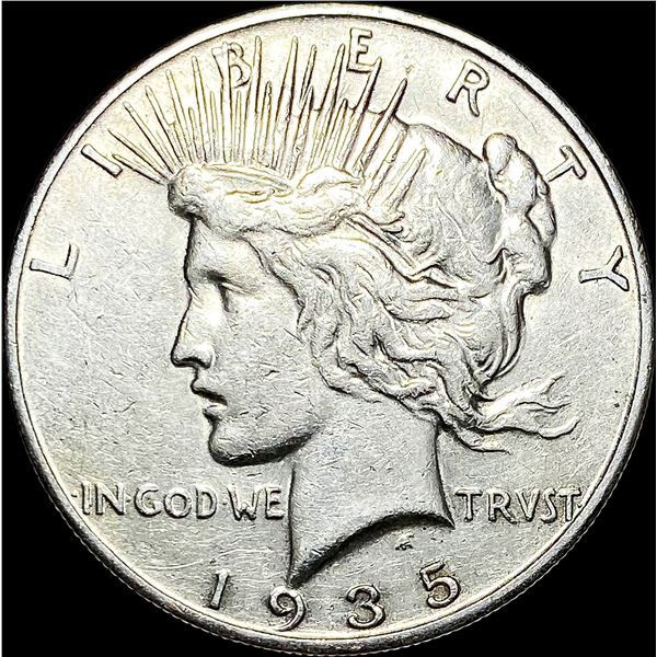 1935-S Silver Peace Dollar CLOSELY UNCIRCULATED