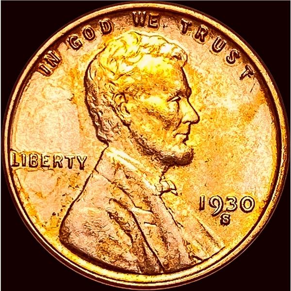 1930-S Red Lincoln Wheat Cent UNCIRCULATED
