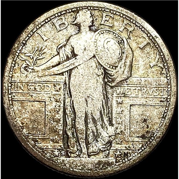 1917-S Type 1 Standing Liberty Quarter NICELY CIRCULATED