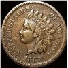 Image 1 : 1867 Indian Head Cent LIGHTLY CIRCULATED