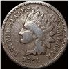 Image 1 : 1871 Indian Head Cent NICELY CIRCULATED