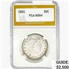 Image 1 : 1892 Barber Half Dollar PGA MS64