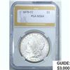 Image 1 : 1878-CC Morgan Silver Dollar PGA MS64