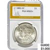 Image 1 : 1882-CC Morgan Silver Dollar PGA MS63+