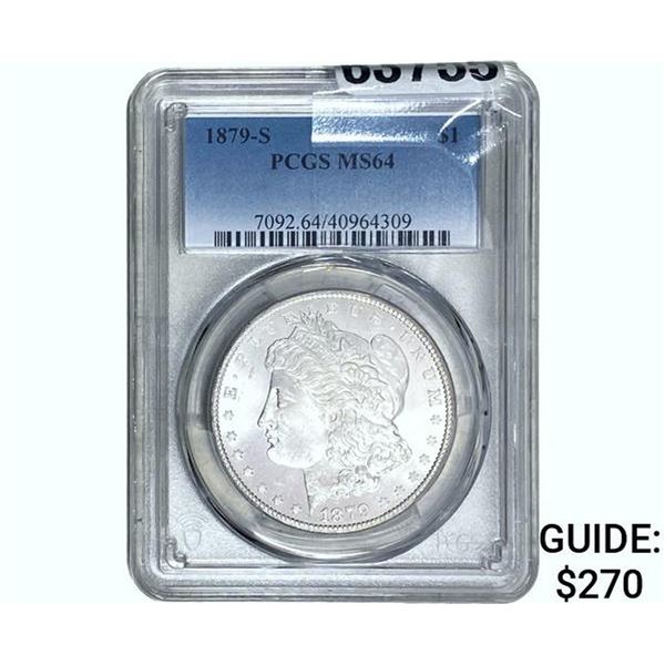 1879-S Morgan Silver Dollar PCGS MS64