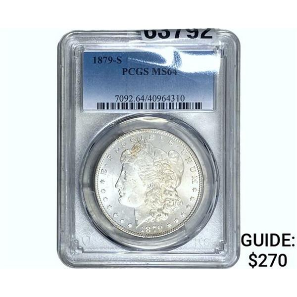 1879-S Morgan Silver Dollar PCGS MS64