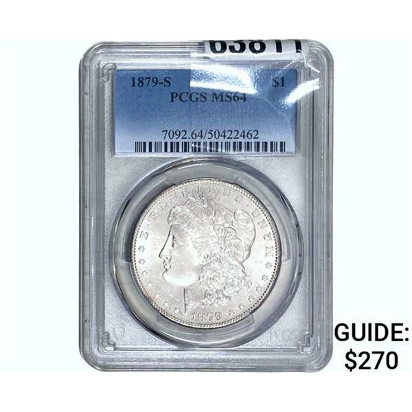 1879-S Morgan Silver Dollar PCGS MS64