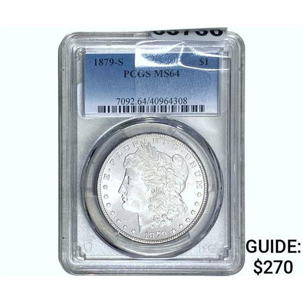 1879-S Morgan Silver Dollar PCGS MS64