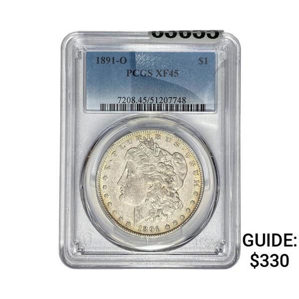 1891-O Morgan Silver Dollar PCGS XF45