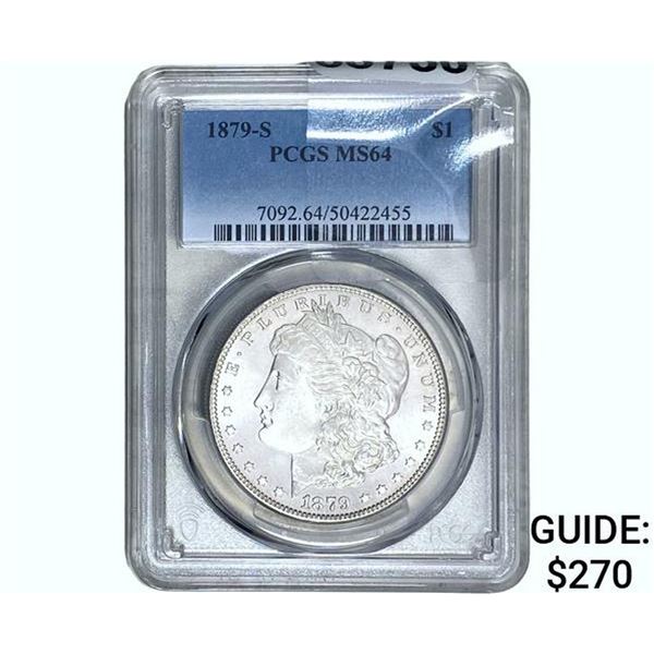 1879-S Morgan Silver Dollar PCGS MS64