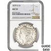 Image 1 : 1879-S Rev 78 Morgan Silver Dollar NGC AU53