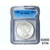 1923 Silver Peace Dollar ICG MS63