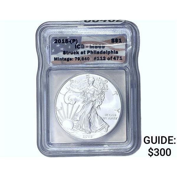 2015 Silver Eagle ICG MS69