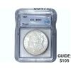 Image 1 : 1921 Morgan Silver Dollar ICG MS63