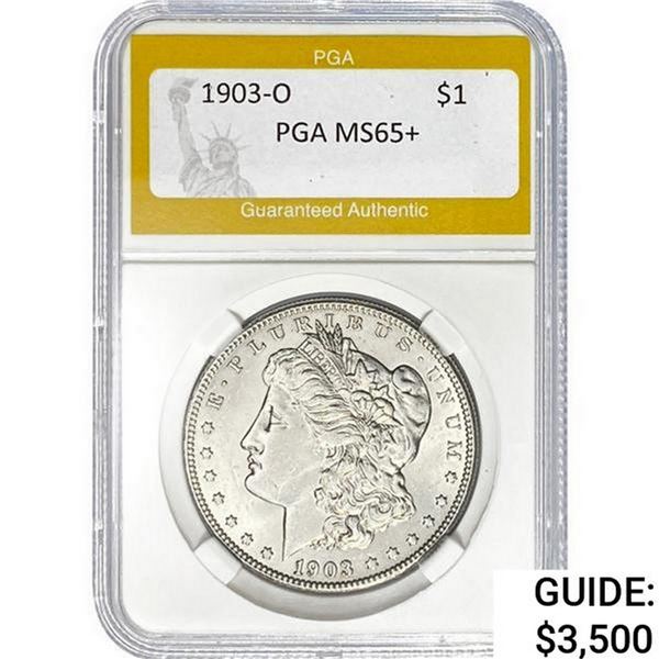 1903-O Morgan Silver Dollar PGA MS65+