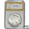 Image 1 : 1921 Silver Peace Dollar PGA MS65
