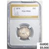 Image 1 : 1876 Seated Liberty Quarter PGA PR66