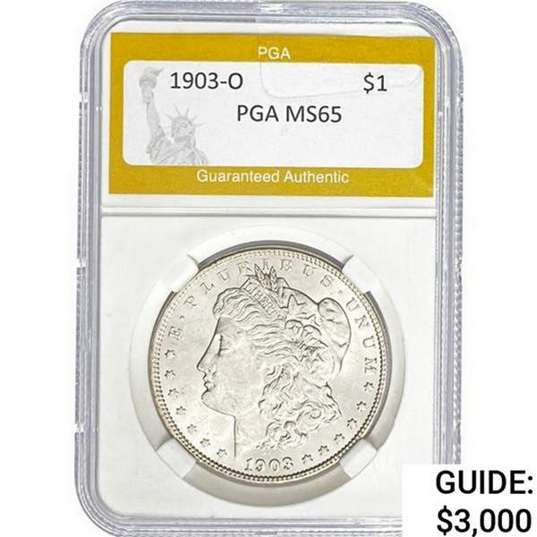 1903-O Morgan Silver Dollar PGA MS65