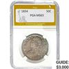 Image 1 : 1834 Capped Bust Half Dollar PGA MS63