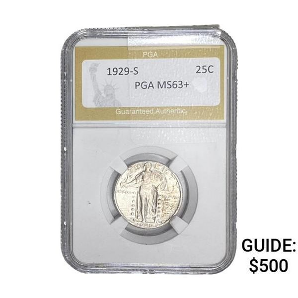 1929-S Standing Liberty Quarter PGA MS63+