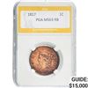 Image 1 : 1817 Coronet Head Large Cent PGA MS63 RB